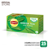 Lipton Green Tea Pure Classic Tea Bags 25s